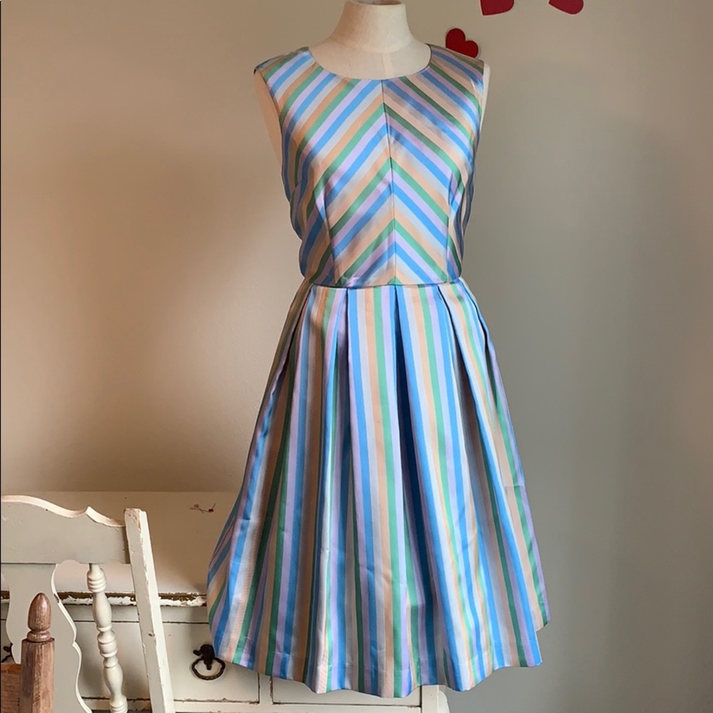 Modcloth’s Bea and Dot Striped Tea Dress